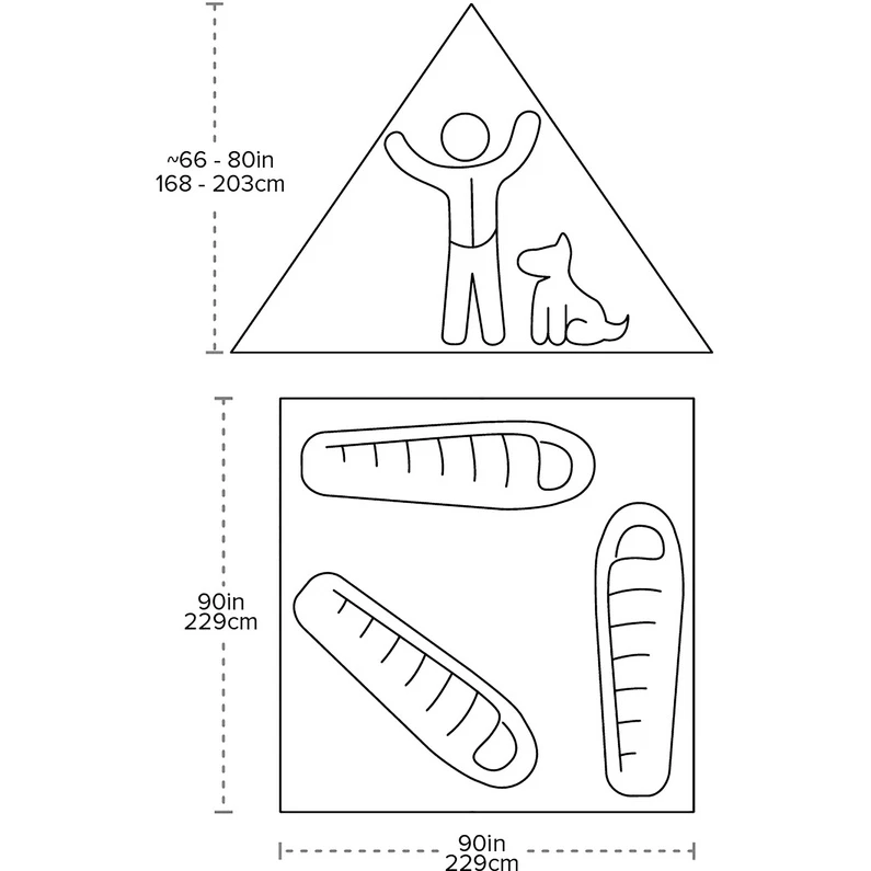 Big Agnes Gold Camp UL 3 Tarp 6 Big Agnes Gold Camp UL 3 Tarp - Afbeelding 4
