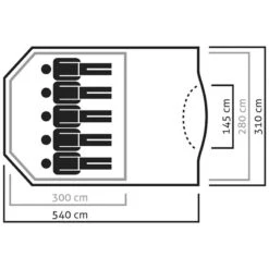 SALEWA Alpine Lodge 5 Tent -Outwell Verkoop iview 5014523 001 pic4