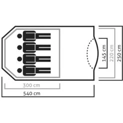 SALEWA Alpine Lodge 4 Tent -Outwell Verkoop iview 5014524 001 pic4