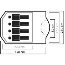 SALEWA Alpine Hut 4 Tent -Outwell Verkoop iview 5014525 001 pic5