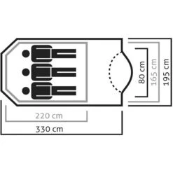 SALEWA Alpine Hut III Tent -Outwell Verkoop iview 5014526 001 pic4