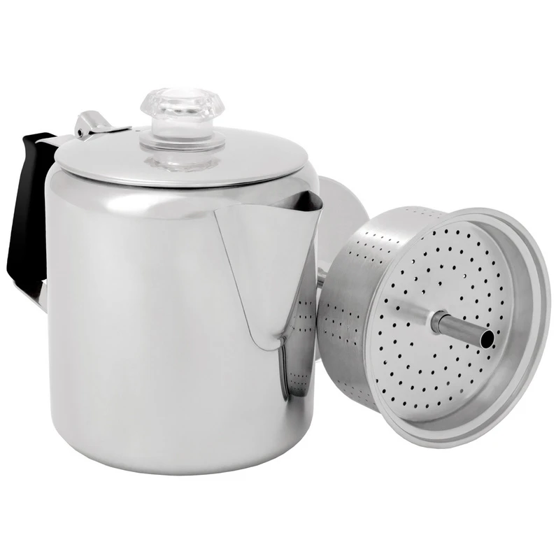 GSI Glacier Stainless Percolator Koffiepers 3 GSI Glacier Stainless Percolator Koffiepers