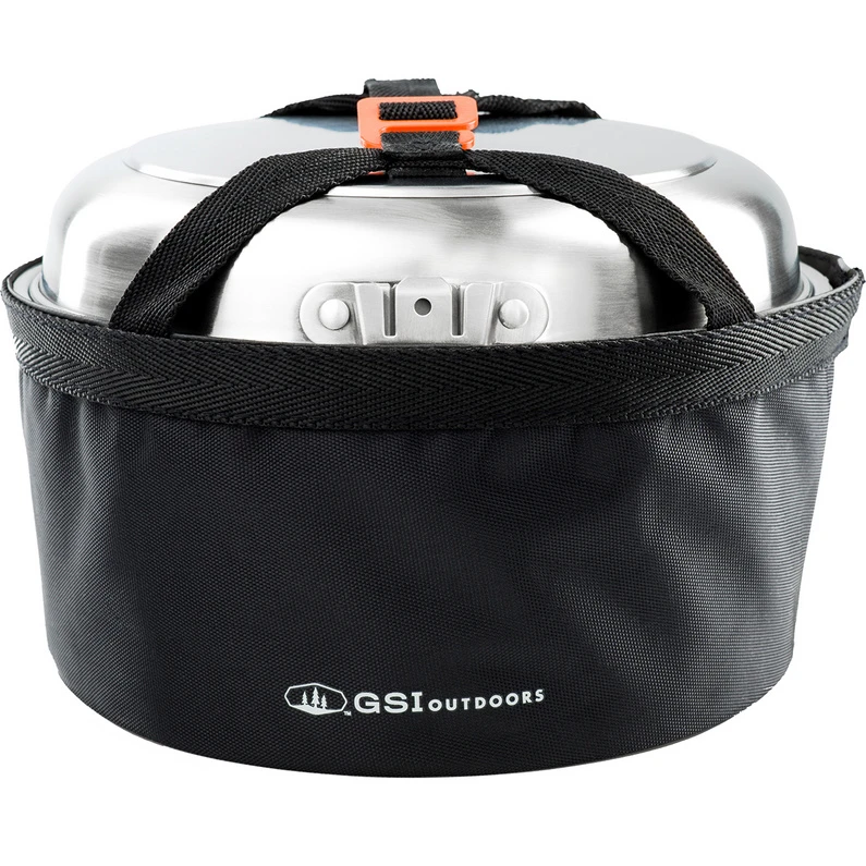 GSI Glacier Stainless Camper Kookgerei 5 GSI Glacier Stainless Camper Kookgerei - Afbeelding 3