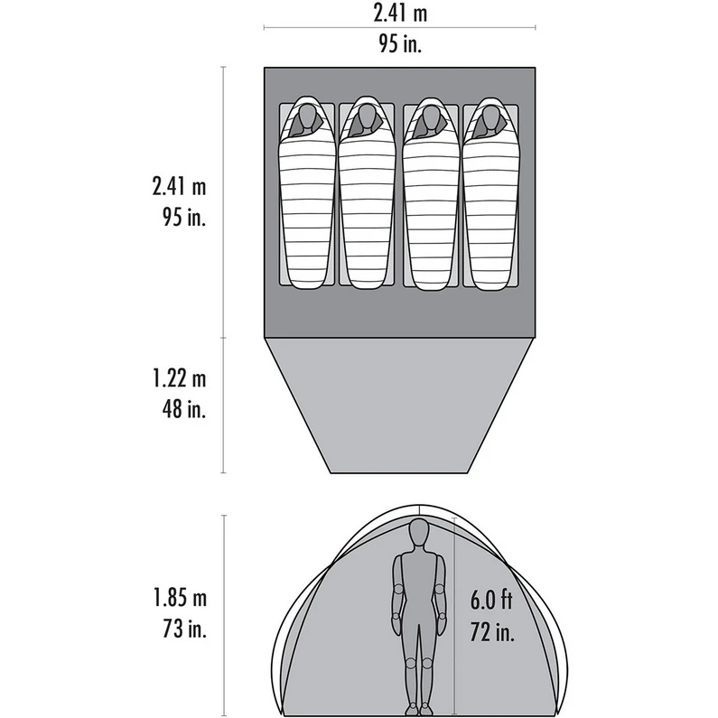 MSR Habitude 4 Tent 7 MSR Habitude 4 Tent - Afbeelding 5