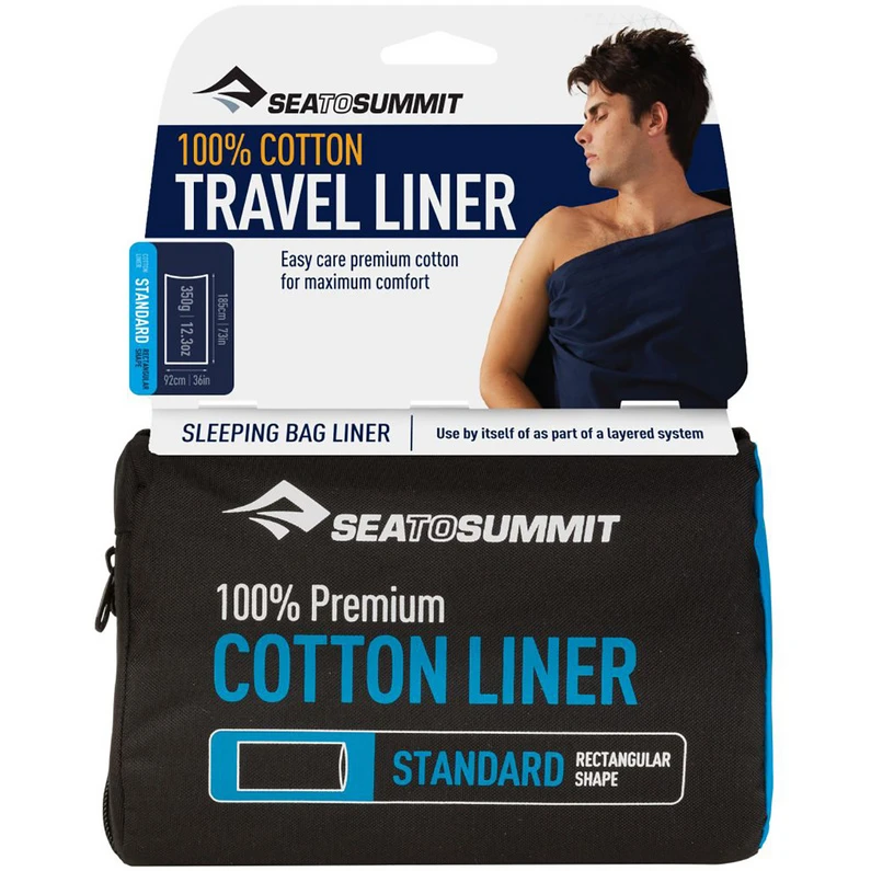 Sea To Summit Premium Cotton Rec Travel Liner 6 Sea To Summit Premium Cotton Rec Travel Liner - Afbeelding 4