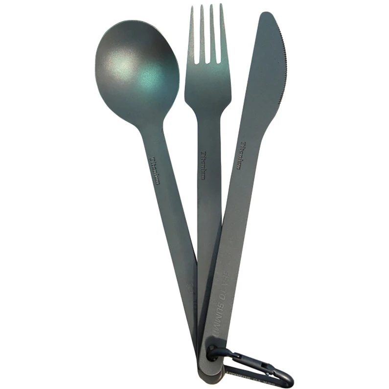 Sea To Summit Titanium Cutlery Set 3 Sea To Summit Titanium Cutlery Set