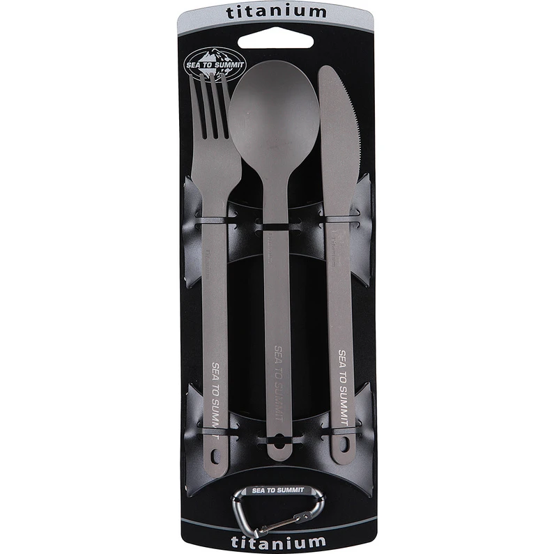 Sea To Summit Titanium Cutlery Set 4 Sea To Summit Titanium Cutlery Set - Afbeelding 2