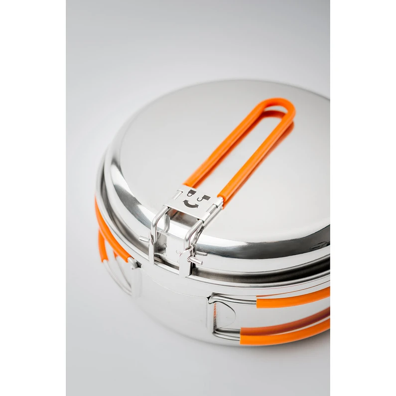 GSI Glacier Stainless 1 Person Mess Kit Kookset 4 GSI Glacier Stainless 1 Person Mess Kit Kookset - Afbeelding 2