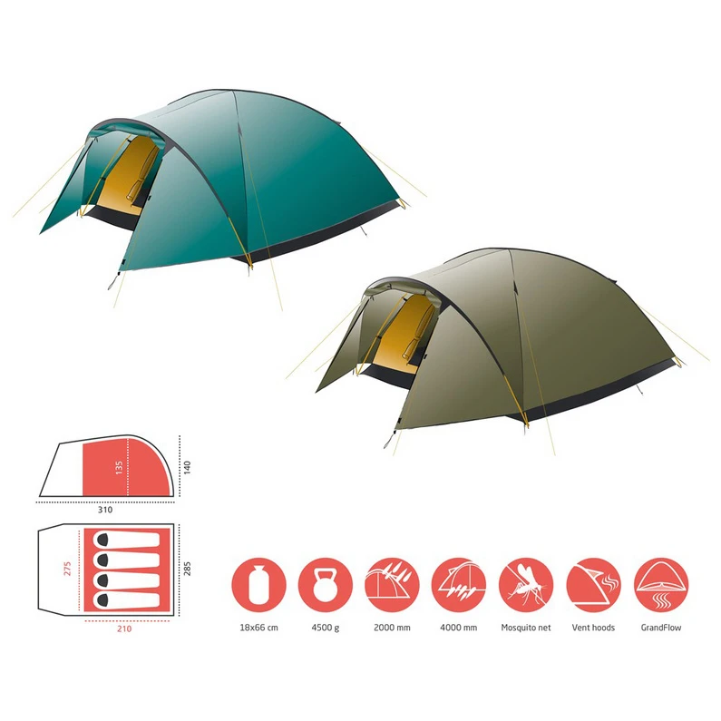 Grand Canyon Topeka 4 Tent 7 Grand Canyon Topeka 4 Tent - Afbeelding 5